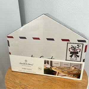 Hearth & Hand with Magnolia 800 piece Holiday Stamp Jigsaw Puzzle unopened